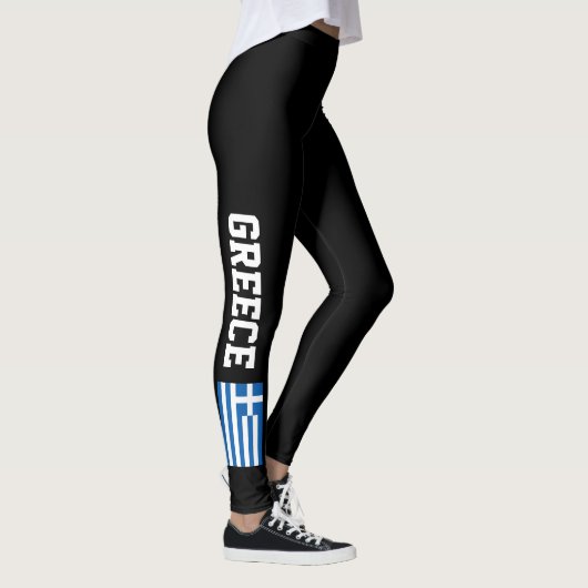 Leggings onder Griekse vlag voor sportfitness (Rechts)