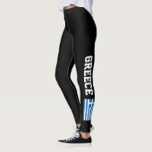 Leggings onder Griekse vlag voor sportfitness (Links)
