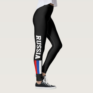 Leggings onder Russische vlag voor sportfitness yo