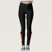 Leggings onder Spaanse vlag voor fitnesssport (Voorkant)