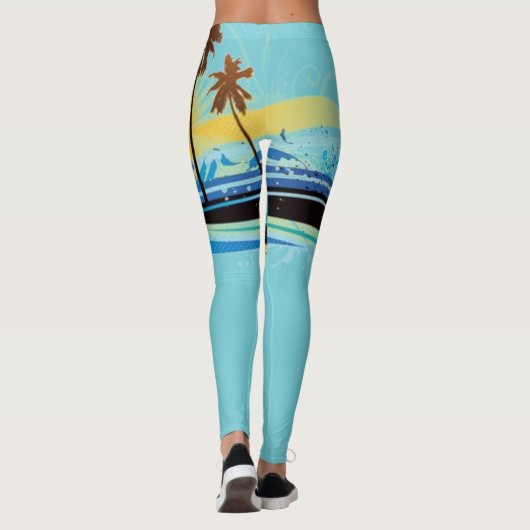 Leggings op de zomerscène (Achterkant)