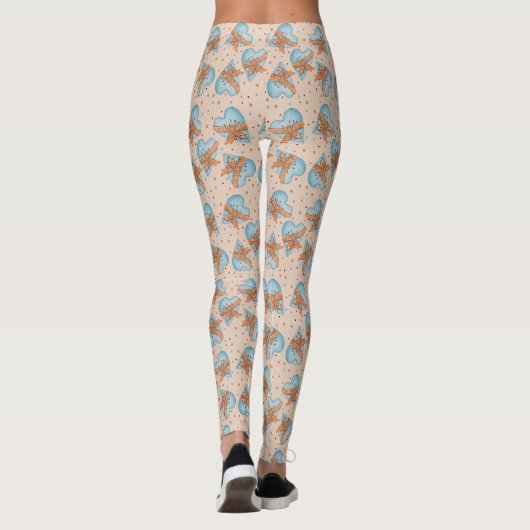 Leggings op landhart en pooldijen (Achterkant)