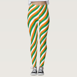 Leggings op St. Patricks Day met Ierse vlag