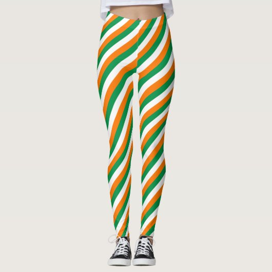 Leggings op St. Patricks Day met Ierse vlag (Voorkant)