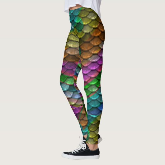 Leggings op visschaal Zeemachtigen, vreemde leggin (Links)