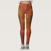 Leggings Oranje drakenschalen (Voorkant)