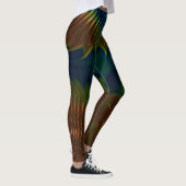 Leggings ~ Oranje, groen en blauw (Rechts)