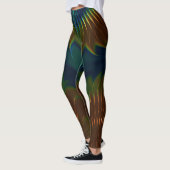 Leggings ~ Oranje, groen en blauw (Links)