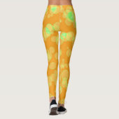 Leggings Oranje met belletjes (Achterkant)