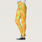 Leggings Oranje met belletjes (Links)