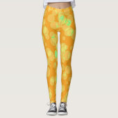 Leggings Oranje met belletjes (Voorkant)