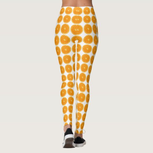 Leggings - Oranje segment 2 (Achterkant)