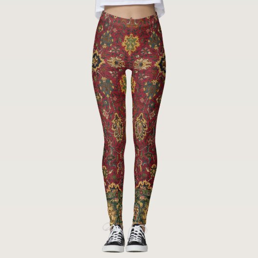 Leggings Oriental Rug Pattern (Voorkant)