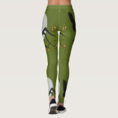 Leggings-Orig. Art Asian Branch/Green/Black/White Leggings (Achterkant)