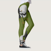 Leggings-Orig. Art Asian Branch/Green/Black/White Leggings (Rechts)