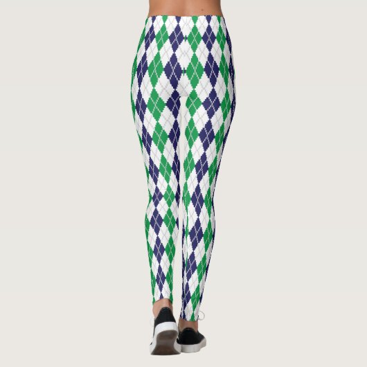 Leggings over de groene stijl (Achterkant)