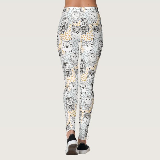 Leggings Owl Pattern (Achterkant)