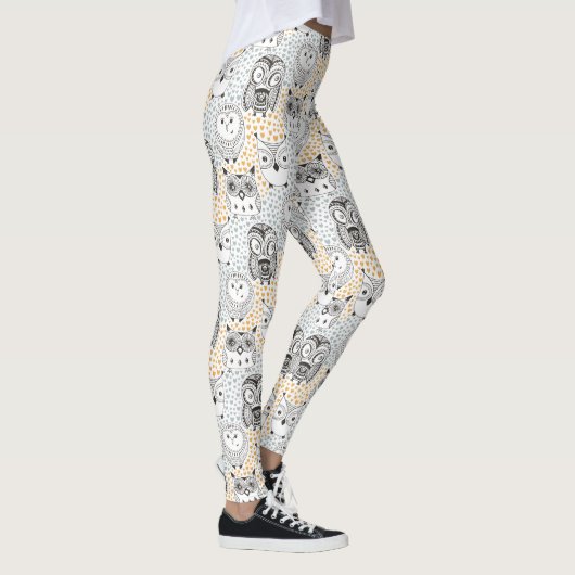 Leggings Owl Pattern (Rechts)