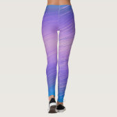 Leggings/Paars en blauw Leggings (Achterkant)