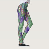 Leggings ~ paars groen ~ Origineel (Rechts)