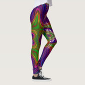 Leggings ~ paars groen roze ~ Origineel (Rechts)