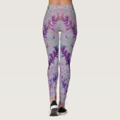 Leggings ~ Paars roze groen ~ Origineel (Achterkant)