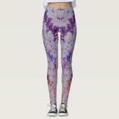 Leggings ~ Paars roze groen ~ Origineel (Voorkant)