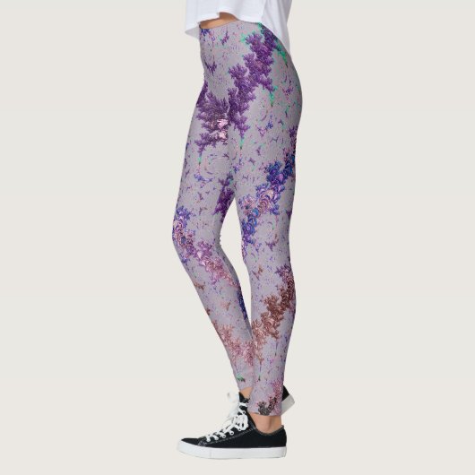 Leggings ~ Paars roze groen ~ Origineel (Links)
