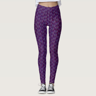 Leggings Paarse drakenschaal