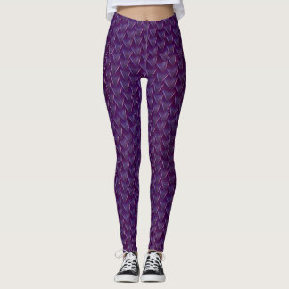 Leggings Paarse drakenschaal