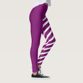 Leggings Paarse en witte jester (Rechts)