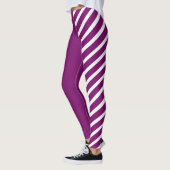Leggings Paarse en witte jester (Links)