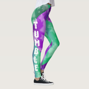 Leggings Paarse getummerende gymnastiek