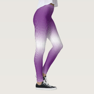 Leggings Paarse gradiënt Stippen