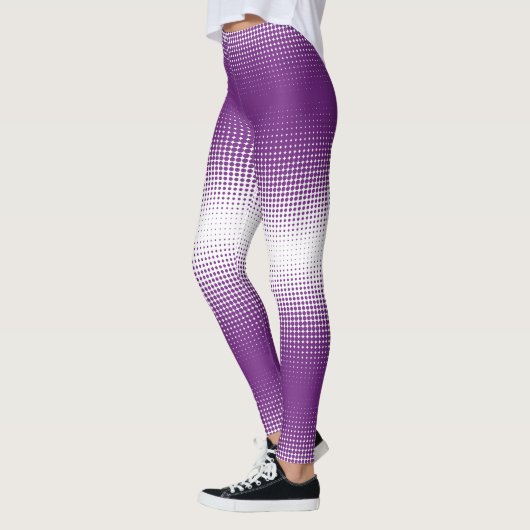 Leggings Paarse gradiënt Stippen (Links)