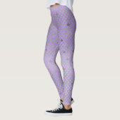 Leggings Paarse Mermaid Scale Pattern (Links)
