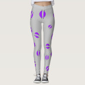 Leggings Paarse schijven (Voorkant)
