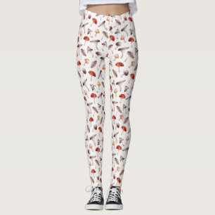 Leggings paddenstoelpatroon