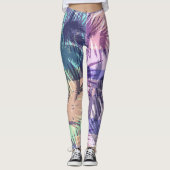 Leggings Palm Trees Pattern (Voorkant)