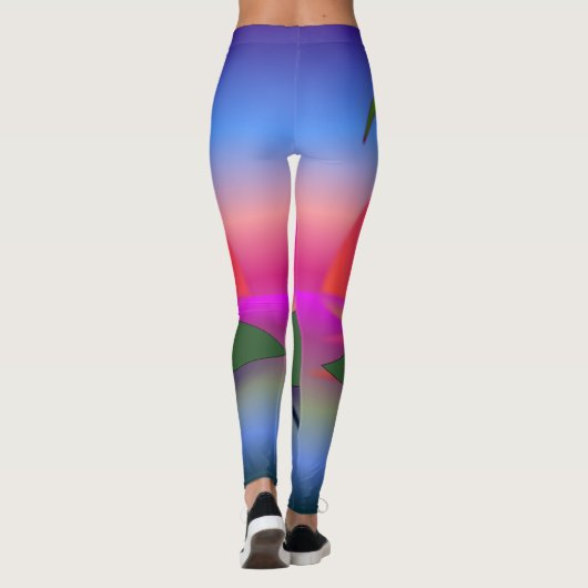Leggings palmbomen (Achterkant)