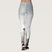 Leggings - palmbomen met achtergrondverlichting (Achterkant)