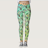 Leggings Pasen Bilby en Australian Flowers (Voorkant)