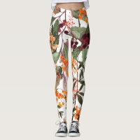 Leggings - patroon van de waterverf van Florence