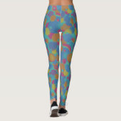 Leggings Penseelpatroon Retro (Achterkant)