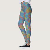 Leggings Penseelpatroon Retro (Links)