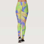 Leggings Penseelpatroon Retro (Achterkant)