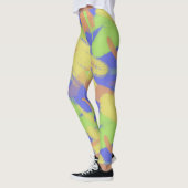Leggings Penseelpatroon Retro (Links)