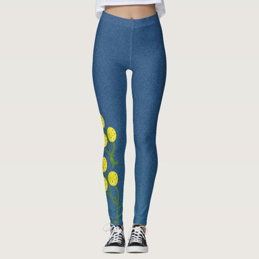 Leggings/peuters voor Pickleball of Sport Leggings (Voorkant)