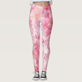 Leggings PINK BLOSSOM (Voorkant)