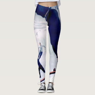 Leggings - Poster van de Estse Winterspelen van 19